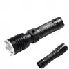Bright Ght-5761 Xp90 Led 3 Mod Zoomlu Yağmur Suyu Geçirmez Şarjlı El Feneri 26650 Pilli