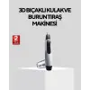Burun Kulak ve Kaş Tıraş Makinesi 3D Keskin Bıçaklı Pil ile Çalışan