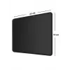 BX AKSESUAR 19X25 CM SİYAH OYUNCU MOUSEPAD DİKİŞLİ KAYMAZ TABAN MP01