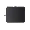 BX AKSESUAR 19X25 CM SİYAH OYUNCU MOUSEPAD DİKİŞLİ KAYMAZ TABAN MP01