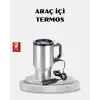 Çakmak Girişli Isıtıcı Termos Bardak Düşük Tüketimli