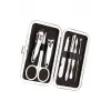 Çantalı 7 Parça Manikür Pedikür Seti Tırnak Makası Cımbız Törpü