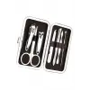 Çantalı 7 Parça Manikür Pedikür Seti Tırnak Makası Cımbız Törpü