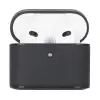 Casquet Apple AirPods 3.nesil Uyumlu Deri Kılıf G1 Siyah