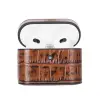 Casquet Apple AirPods 3.nesil Uyumlu Deri Kılıf YK6 Taba