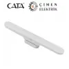 CATA CT 5249 Beyaz Kasa 3W Şarjlı Led Aplik Dokunmatik 3 Renk Modu