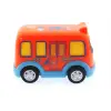 Çek Bırak Mini Sevimli Turuncu Otobüs