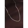 Çelik Gümüş Renk 60 cm İnce İtalyan Zincir Kolye