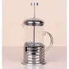 Çelik Kulplu Cam French Press - 350 ml