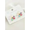Çiçek Mineli Küpe