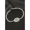 Çiçek Zirkon Taşlı Çocuk Bileklik 16 cm