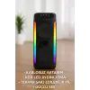 Çift 4 İnç Hoparlörlü Rgb Işıklı Bluetooth Ses Sistemi