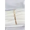 CM 14K Gold Renk Geometrik Model Kadın Bileklik