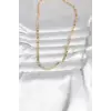 CM 14K Gold Renk Lazer Model 45 cm Kadın Kolye