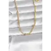 CM 14K Gold Renk Topçuk Model 60 cm Kadın Kolye