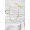CM 14K Gold Renk Zincir Model 60 cm Kadın Kolye