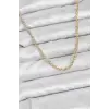CM Gold Renk Pirinç Halkalı Model Kadın Kolye
