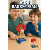 Çocuklar İçin Mini Masaüstü Basketbol Oyunu Fırlatma Butonlu Eğlenceli Basket Seti + 2 Top