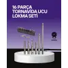 Çok Amaçlı 16lı Bits Uç Seti Dayanıklı Tornavida Adaptör