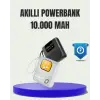 Çok Fonksiyonlu 10000 mAh Powerbank Akıllı Ekranlı Hızlı Şarj Cihazı