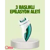 Çok Fonksiyonlu Epilatör 600mah 90 Dakika Kullanım Led Metal Başlık Su Geçirmez
