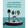 Çok İşlevli Bahçe ve Kamp Aleti – Pusulalı ve Kaymaz Saplı