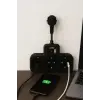 Çoklu Kablolu Priz Yüksek Gerilim Korumalı 3’lü Priz 1x Usb 2x Type-c Çıkışlı Grup Priz Çoğaltıcı Siyah