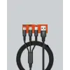 Çoklu USB Şarj Kablosu – 1,2m Hızlı Şarj, 3A Güçlü Akım