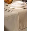 Cotton Box Antique Jasmine Bej Keten Masa Örtüsü