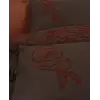 Cotton Box Brode Ranforce Çift Kişilik Nevresim Takımı Rosen Kiremit