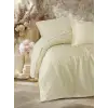 Cotton Box Elegant Bej Çift Kişilik Saten Nevresim Takımı