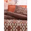 Cotton Box Etnich Nevresim Takımı Çift Kişilik Belize Kahve