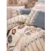 Cotton Box Etnich Nevresim Takımı Çift Kişilik Dakota Gri