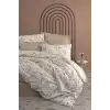 Cotton Box Minimal Çift Kişilik Nevresim Takımı Moil Bej