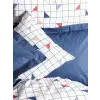 Cotton Box Minimal Çift Kişilik Nevresim Takımı Stew Mavi