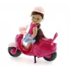 Cute Doll Mini Bebek ve Mor Vespa