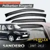 Dacia Sandero 2007-2013 Cam Rüzgarlığı V2 Düz