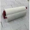 Dekoratif Kırmızı Kağıt Havlu Tutucu Duvar Askılı Model
