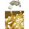 Dekoratif Peri Led 100 Ledli Gün Işığı Pilli 10 Metre Gün Işığı