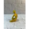 Dekoratif Sarı İnsan Figürü Modern Masa ve Raf Süsü