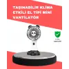 Dekoratif Tasarımlı USB Şarjlı El Vantilatörü