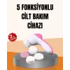 Derin Temizleme ve Masaj İçin 5 Başlıklı Yüz Cilt Bakım Aleti
