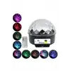 Disko Topu Renkli Işıklı Lazer Parti Bluetooth Bağlantılı Led Küre