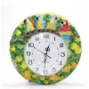 Duvara Asmalı Papağanlı Polyester Saat Alk1537