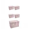 Düzenleyici Kutu Organizer Cırtlı Saklama Hurç Maxi Boy 30cm X 40cm X 50cm (5 Adet)