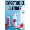 El Blender Bardak Blender Şarjlı Taşınabilir Meyve Sıkcağı Smoothie