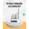 Ergonomik 16 Parça Bits Tornavida Uç Ve Adaptör Seti