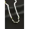 Eyfel Kuesi İnci Lüks Çelik Kolye