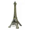 Eyfel Kulesi Tasarımlı Kum Saati Kristalleştirilmiş Kum Saati Dekoratif Ahşap Görünümlü