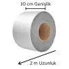 Folyo Kauçuk Bant Yapışkanlı Su Geçirmez Çatı Boru Tamir Bandı (2Metre x 10 Cm) (336336)